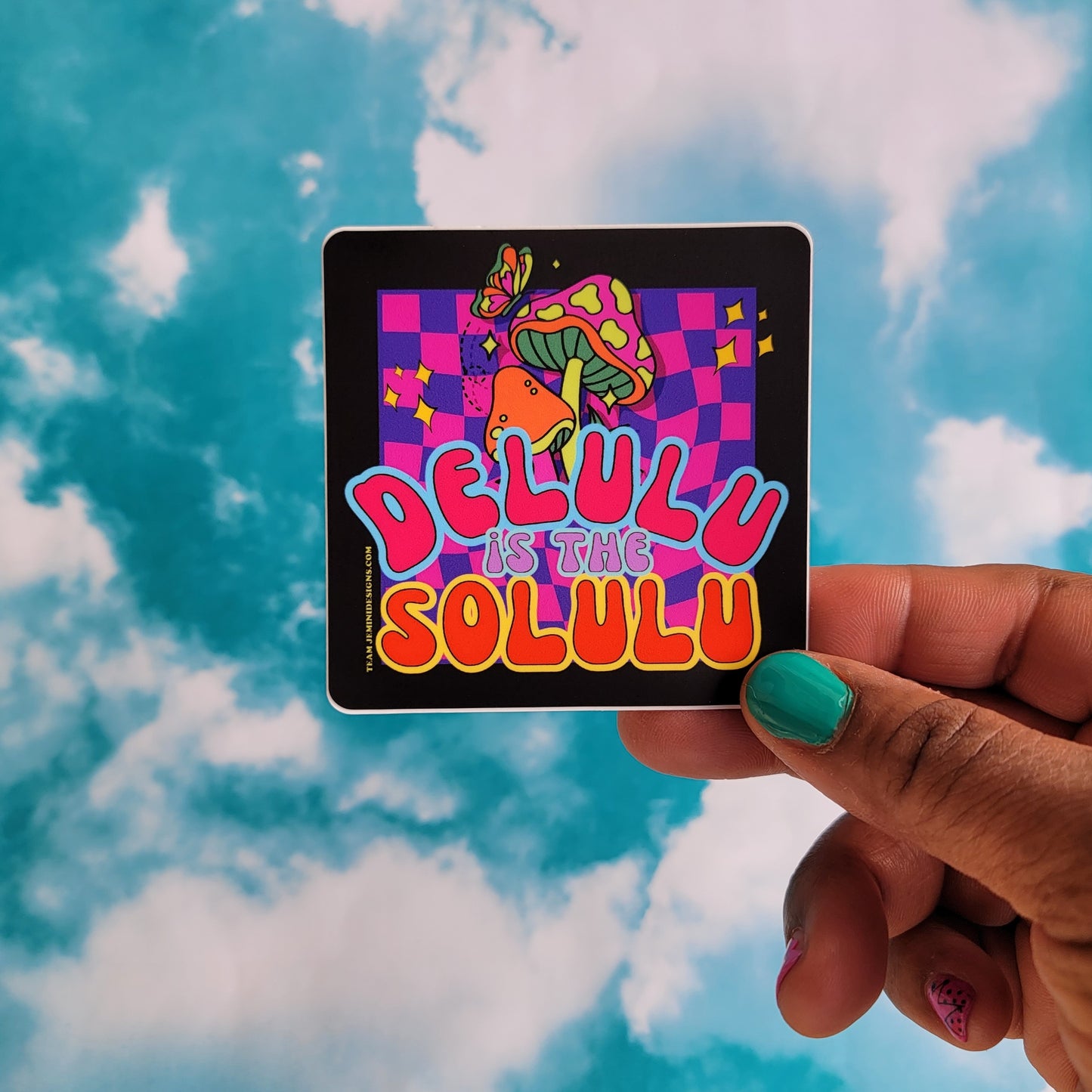 DELULU IS THE SOLULU STICKER