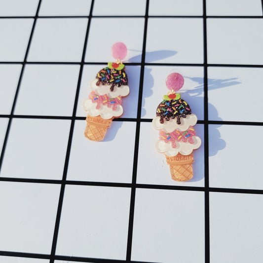 ICE CREAM SPARKLE EARRINGS