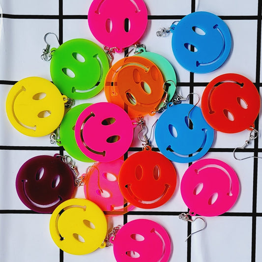 SMILEY FACE EARRINGS