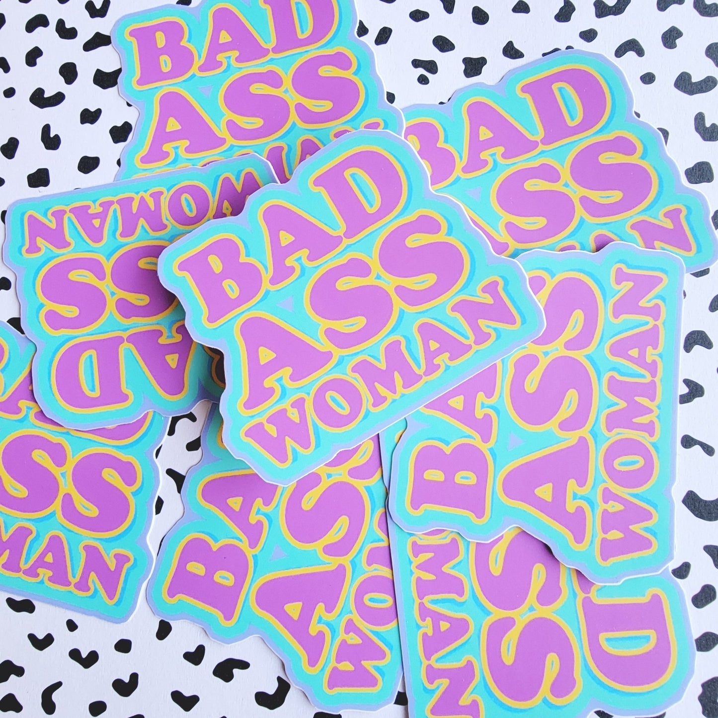 BAD A WOMAN STICKER